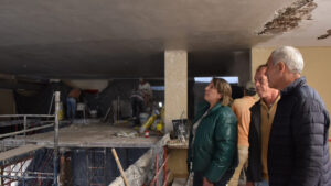 Progresan las obras en la Escuela de Arte de Berisso