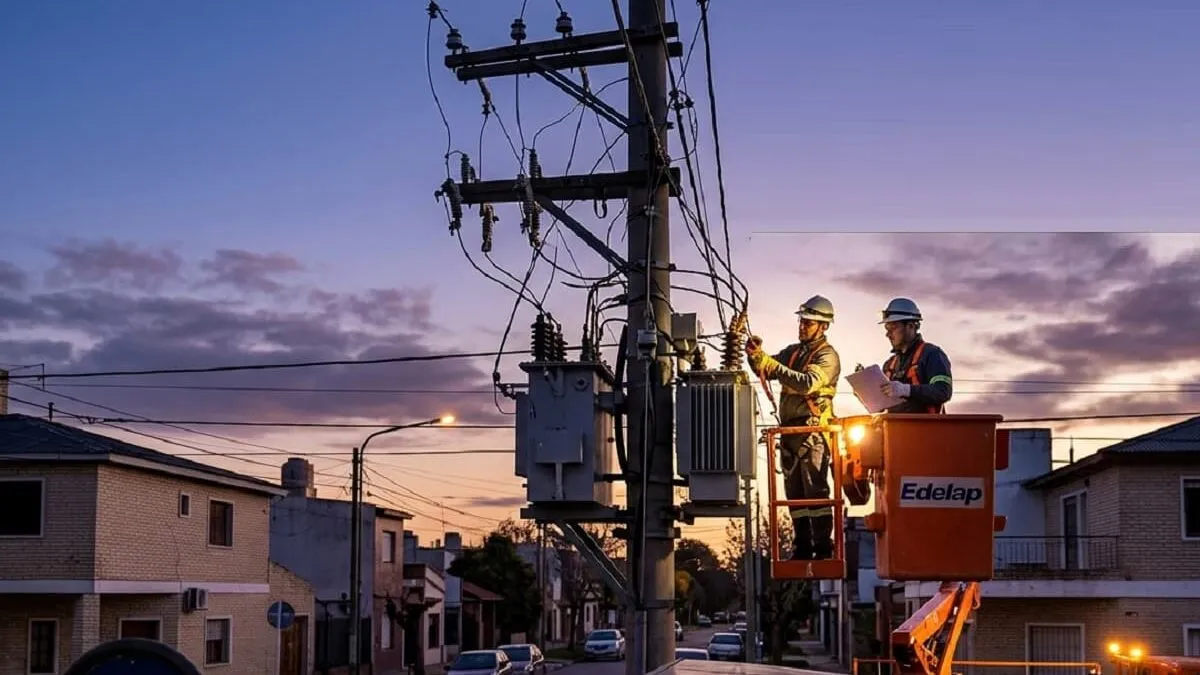 Obras de Edelap en Berisso: mirá qué zonas se verán afectadas hoy